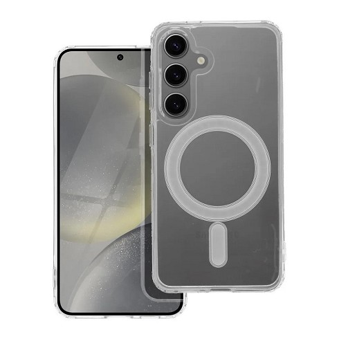 Cover Magnet3 ricarica wireless per Samsung S25 Plus trasparente