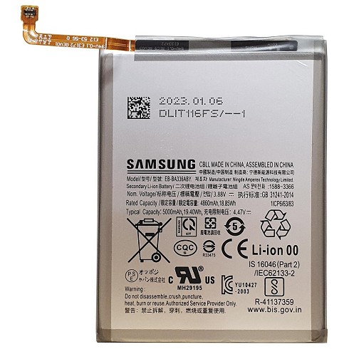Batteria originale Samsung EB-BA336ABY per Samsung A33 5G Samsung A53 5G bulk