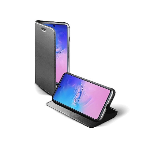 Custodia a libro Satin per Samsung Galaxy S10 Lite grey