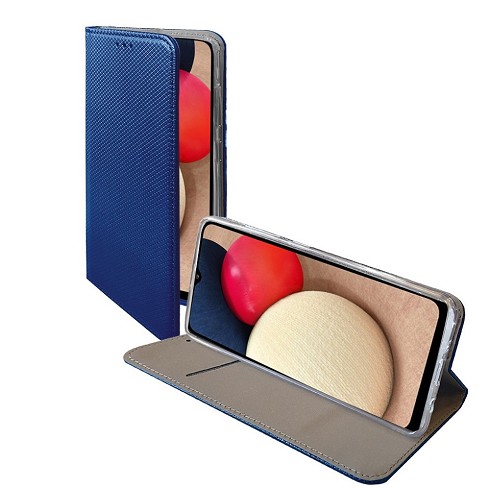 Custodia Satin2 per Galaxy A12/M12 blue