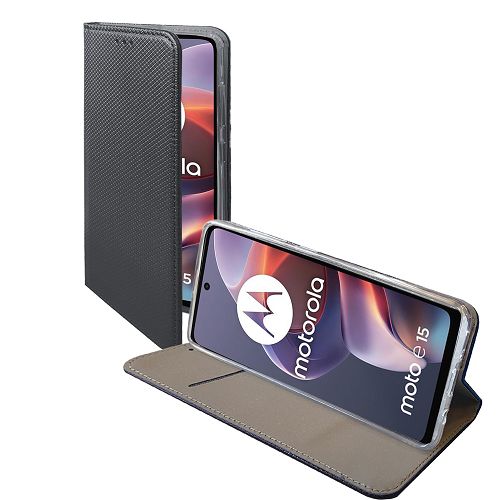 Custodia Satin2 per Motorola E15 black