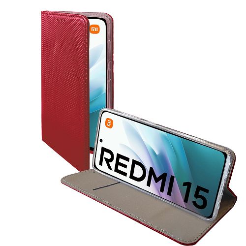 Custodia Satin2 per Xiaomi Redmi 15 4G/Xiaomi Redmi 15 5G red