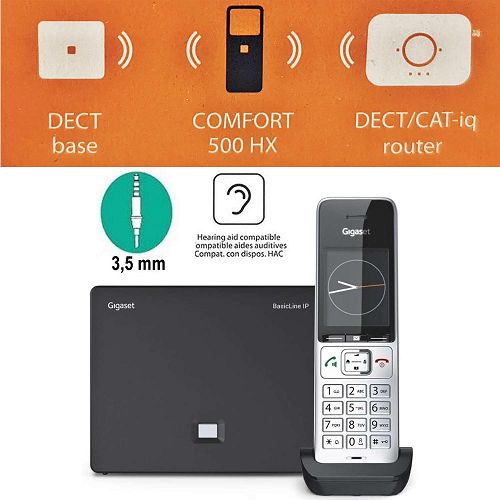 Gigaset BASIC LINE IP + Gigaset Comfort 500HX