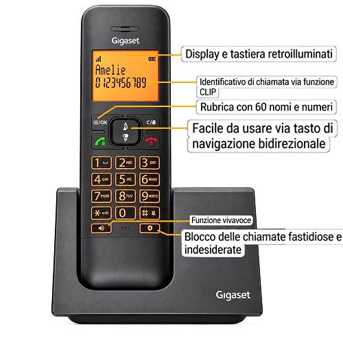Cordless Gigaset Essential 400 black