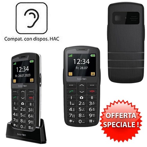 Cellulare Beafon SL260 black-silver  -compatibile con apparecchi acustici M4/T4