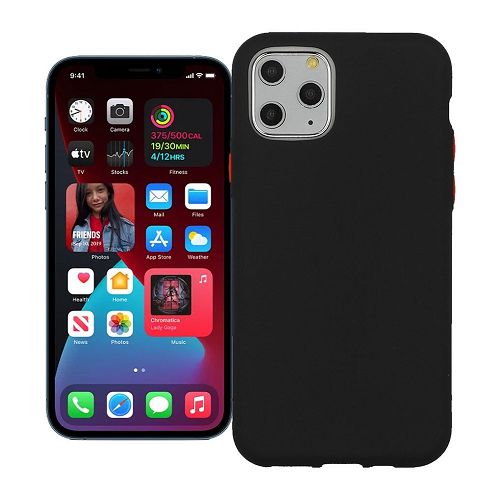 Custodia TPU Smart per iPhone 12 Pro nero opaco