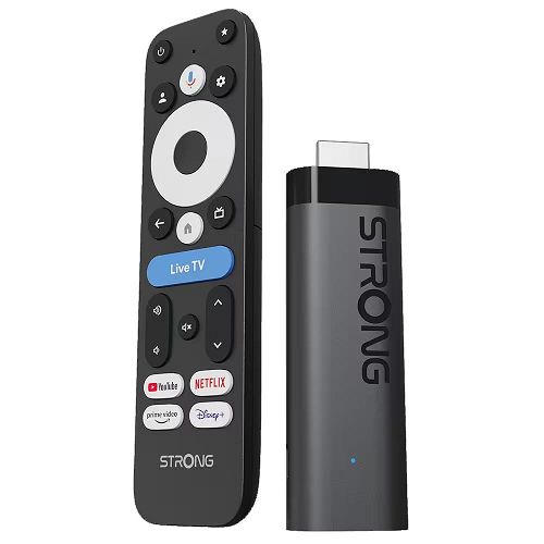 Strong LEAP-NOVA Google TV HDMI stick 4k certificato da Google