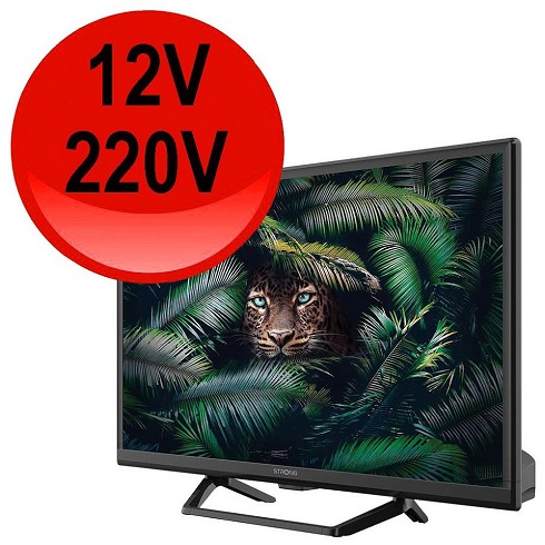 Strong TV Led 24" 12/220V DVB-T2 black