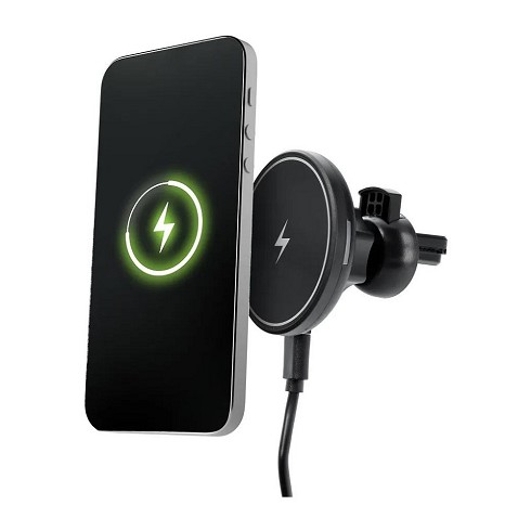 Supporto telefono da auto ricarica wireless MagSafe 15W black