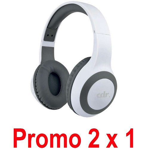 SpinPad SW-B130 cuffia stereo bluetooth con microfono white -&nbsp;COMPRA 1 E RICEVI 2