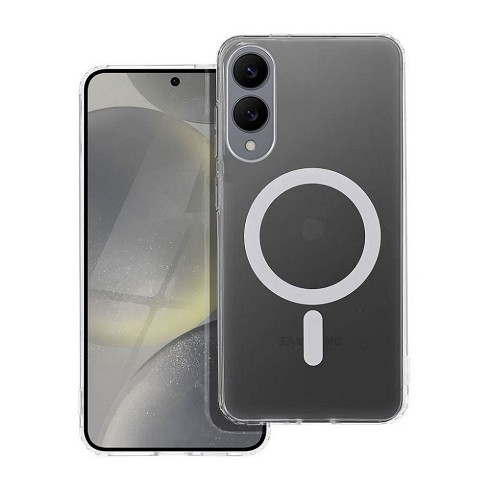 Cover Magnet3 ricarica wireless per Samsung S25 Edge trasparente