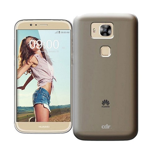 Cover Trasparente Per Huawei G8 - Custodia Slim In Silicone TPU Antiurto - Design Volpe Rossa - 3