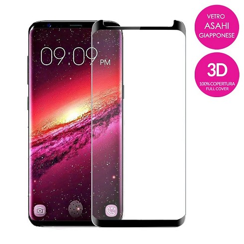 Pellicola in vetro ULTRA 3D (full) per Galaxy S9 Plus black