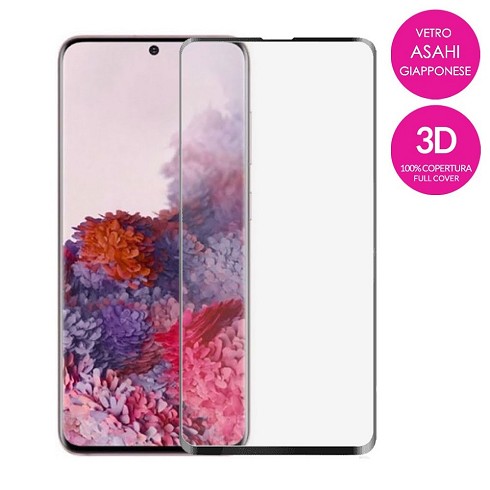 Pellicola in vetro ULTRA 3D (full) per Galaxy S20 black