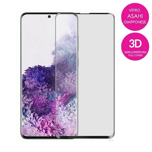 Pellicola in vetro ULTRA 3D (full) per Galaxy S20 Plus black