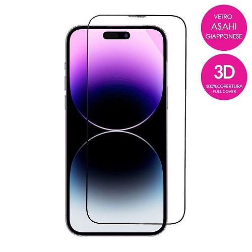 Pellicola in vetro ULTRA 3D (full) per iPhone 17 Pro/18 Pro black