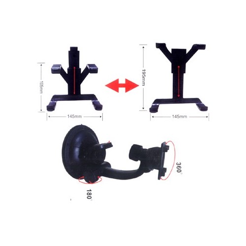 Supporto veicolare universale XXL - L 145mm - H 105/195mm