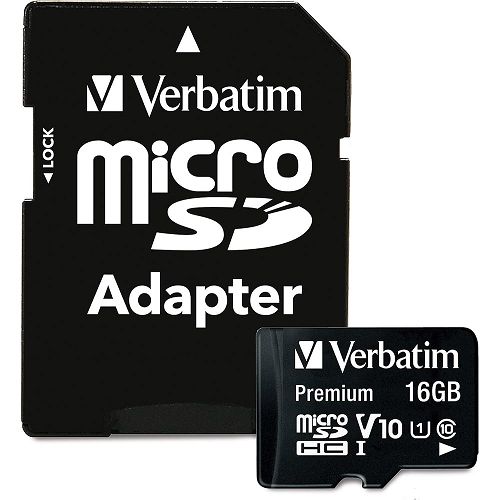 Verbatim 44082 Micro SDHC 16GB + adattatore
