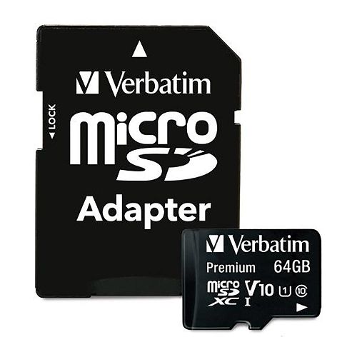 Verbatim 44083 Micro SDHC 64GB + adattatore