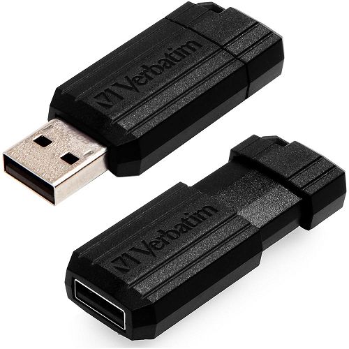 Chiavetta Verbatim PinStripe 49065 USB 2.0 64 GB nero