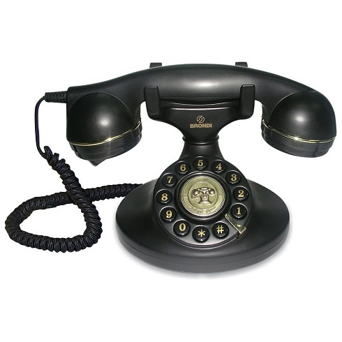 Telefono fisso Brondi Vintage 10 nero