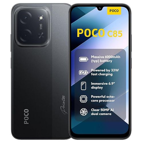 Xiaomi Poco C85 4G Italia 6+128 GB black