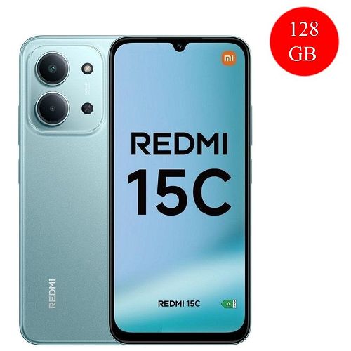 Xiaomi Redmi 15C 4G Italia 128 + 4 GB&nbsp;mint green