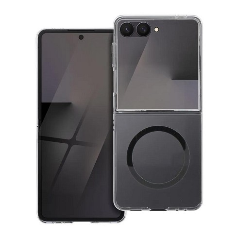 Cover Magnet3 ricarica wireless per Samsung Z Flip 7 trasparente